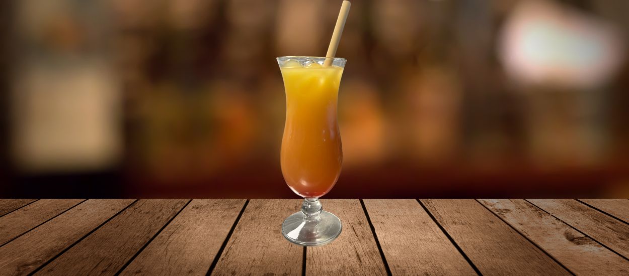 Téquila, jus d'orange, sirop de grenadine.